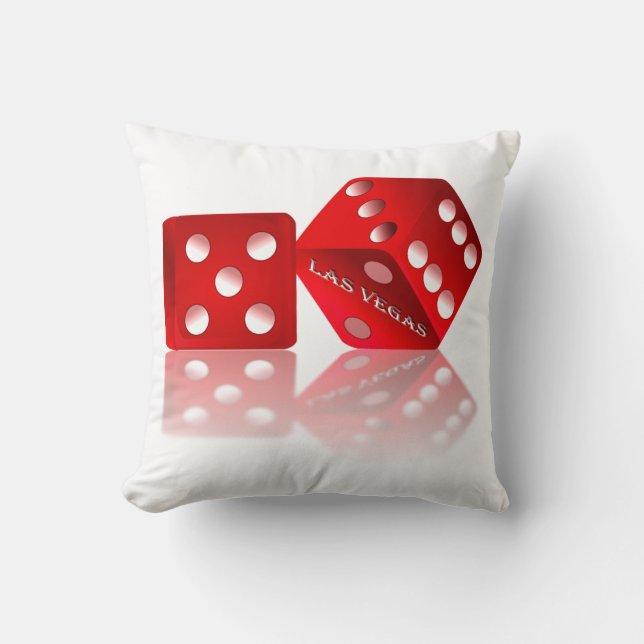Las Vegas Dice Cushion (Front)