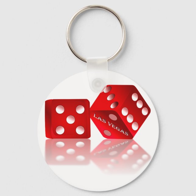 Las Vegas Dice Key Ring (Front)