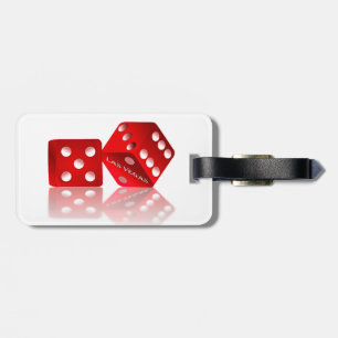 Las Vegas Dice Luggage Tag