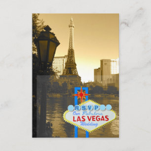 Las Vegas Eiffel Tower Paris Theme RSVP