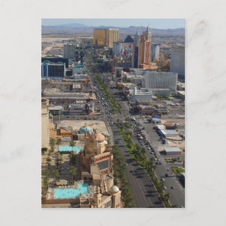 Las Vegas Eiffel Tower Strip Postcard