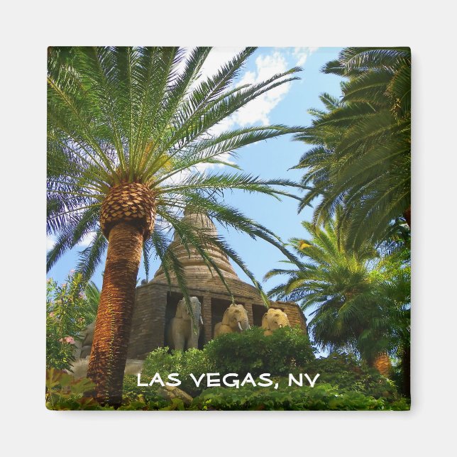 Las Vegas & Elephants Magnet! Magnet (Front)