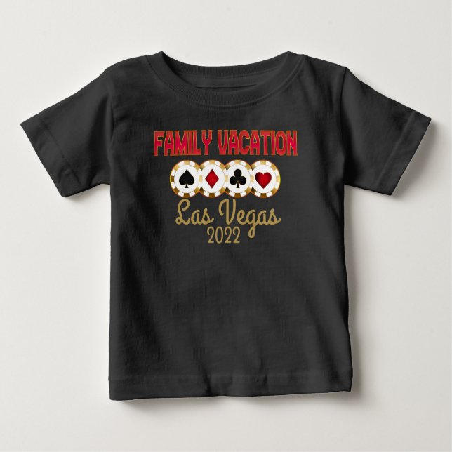 Las Vegas Family Vacation Group Matching  Baby T-Shirt (Front)