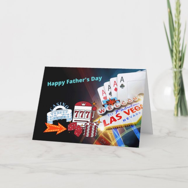 Las Vegas Father's Day Card (Front)