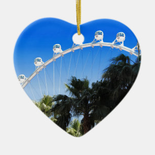 Las Vegas Ferris Wheel 2 Ceramic Ornament