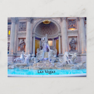 Las Vegas Fountain Postcard