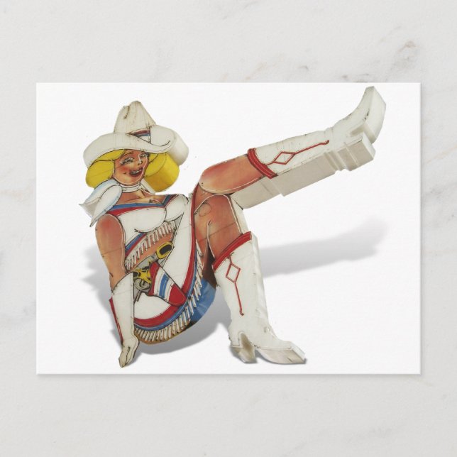 Las Vegas, Fremont Street - Glitter Gultch Gal Postcard (Front)