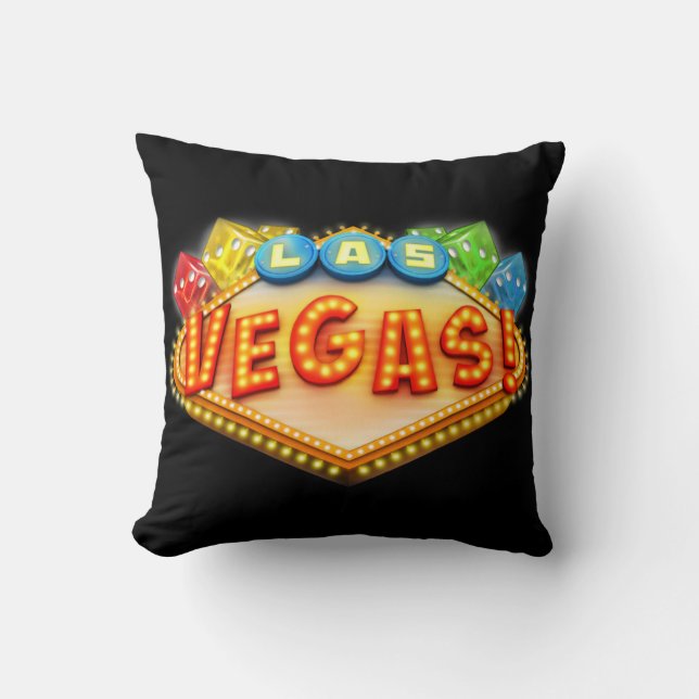 Las Vegas Fun Dice Cushion (Front)