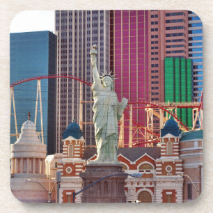 Las Vegas Gambling Game Casino Neon Sign Coaster