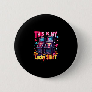 Las Vegas Gambling Lovers Lucky Slot Machine Casin 6 Cm Round Badge