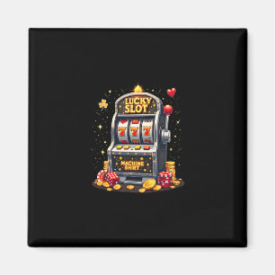 Las Vegas Gambling Lovers Lucky Slot Machine Casin Magnet