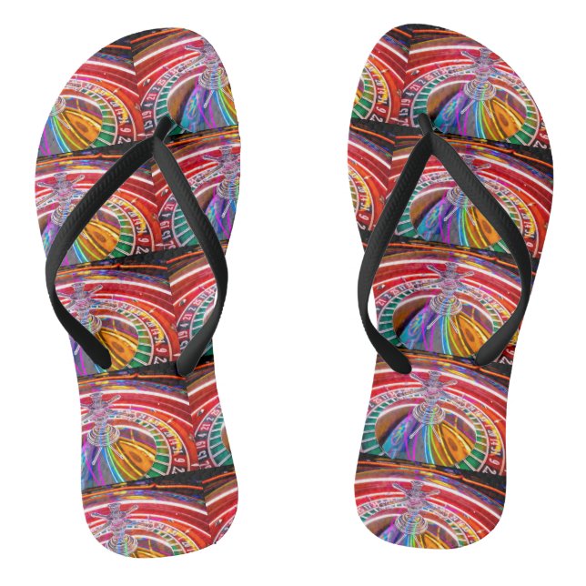 LAS VEGAS GAMES THONGS (Footbed)