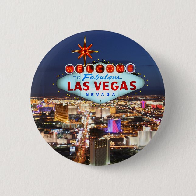 Las Vegas Gifts 6 Cm Round Badge (Front)