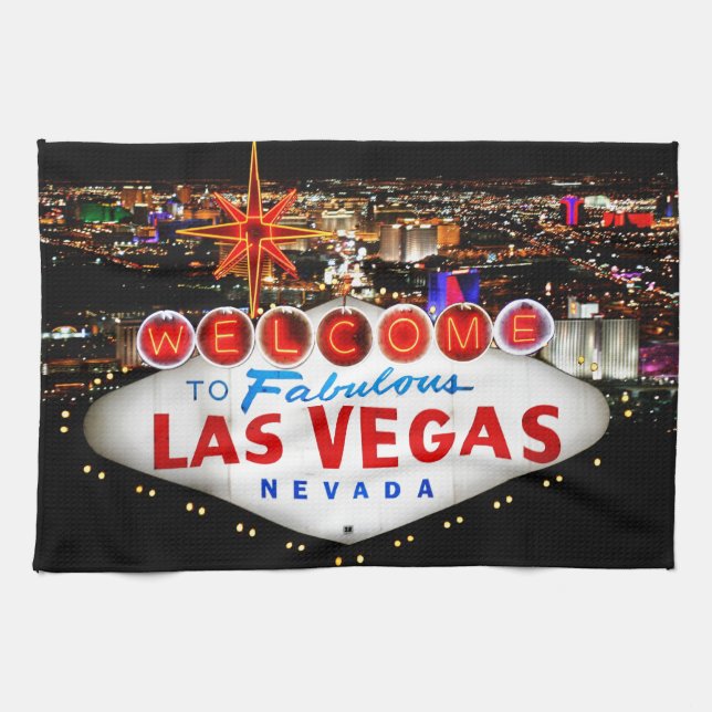 Las Vegas Gifts Tea Towel (Horizontal)