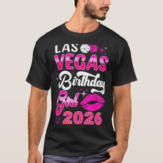Las Vegas Girls Trip 2026 Cruise Trip Matching Bir T-Shirt (Front)