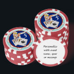 Las Vegas Glitter Gulch Girl Poker Chips<br><div class="desc">* The Girl from Glitter Gulch, Sassy Sally / Vegas Victoria with Playing Cards - a real Gamblers Delight ! * Nice as a parting gift, wedding reception gifts or Las Vegas personalised Wedding gift for your wedding crew. * Poker chips have nine colour options. * Choose font style, colour...</div>