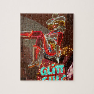 Las Vegas Glitter Gulch Jigsaw Puzzle