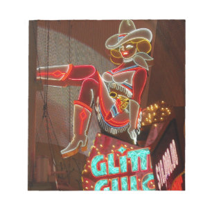 Las Vegas Glitter Gulch Notepad