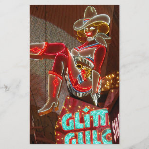 Las Vegas Glitter Gulch Stationery