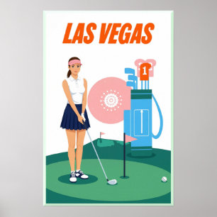 Las Vegas Golf poster