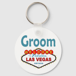 Las Vegas Groom Keychain