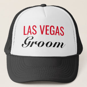 Las Vegas Groom Wedding Trucker's Hat