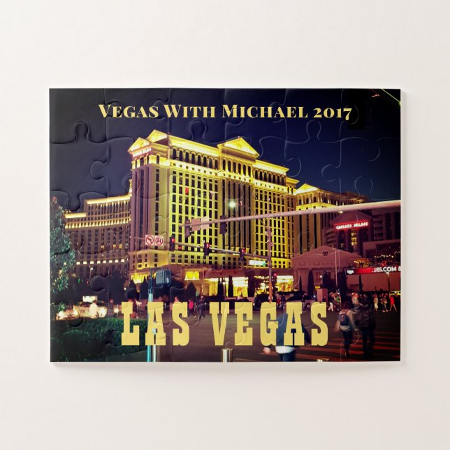 Las Vegas Holiday Memory Photo Dementia Alzheimers Jigsaw Puzzle (Horizontal)