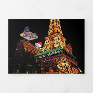 Las Vegas Hotel & Casino Trifold Letter Card