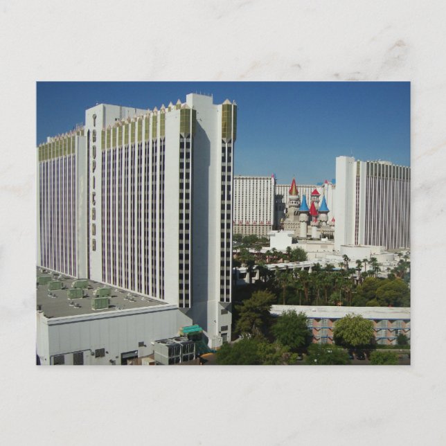 Las Vegas Hotels Postcard (Front)