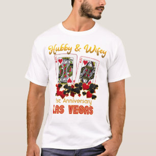 Las Vegas Hubby Wifey Wedding Anniversary  T-Shirt