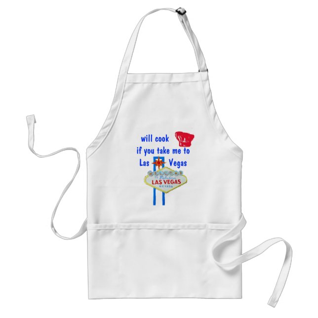 Las Vegas Humour Standard Apron (Front)