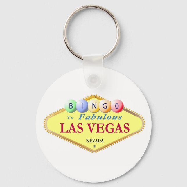 Las Vegas Keepsake Keychain (Front)