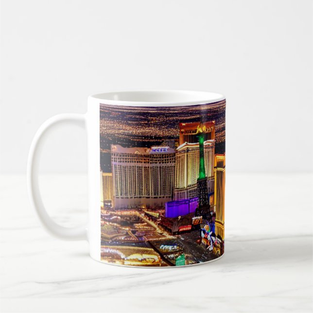 Las Vegas landscape in Nevada  Coffee Mug (Left)