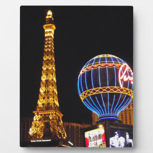 Las Vegas Las Vegas City Illuminated Night Casino Plaque