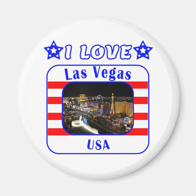 Las Vegas love Magnet (Front)