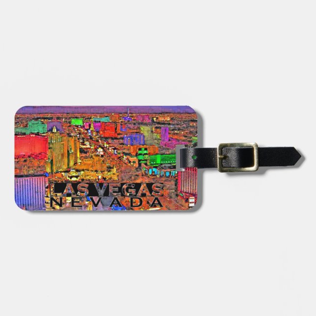 Las Vegas Luggage Tag (Front Horizontal)