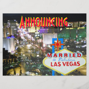 Las Vegas Marriage Announcement with Reception