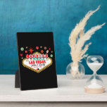 Las Vegas Married Couple Matching Vacation Nevada Plaque<br><div class="desc">This design is special for couples who have married in Las Vegas. A full colour design that if you wear it you will receive thousands of compliments. Wear it with your husband-wife and create unforgettable moments in Las Vegas Nevada</div>