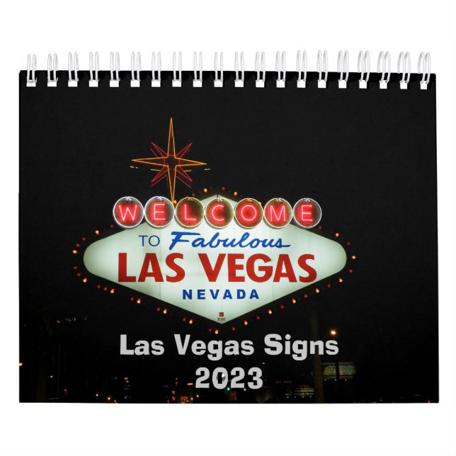 Las Vegas Neon Signs Calendar (Cover)