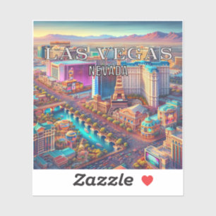 Las Vegas Nevada 3 Inch Vinyl Sticker