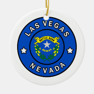 Las Vegas Nevada Ceramic Ornament