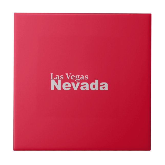 Las Vegas, Nevada Ceramic Tile (Front)