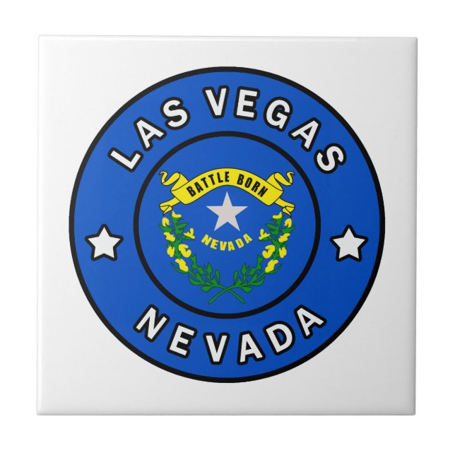 Las Vegas Nevada Ceramic Tile (Front)