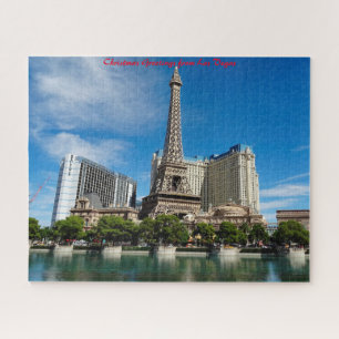 Las Vegas Nevada.Christmas Greetings Jigsaw Puzzle
