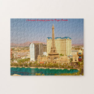 Las Vegas Nevada.Christmas Greetings Jigsaw Puzzle