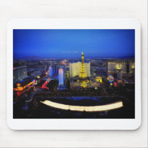 Las Vegas Nevada City Cities Urban Night Evening Mouse Pad