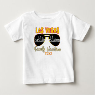 Las Vegas Nevada Family Vacation Matching 2022  Baby T-Shirt