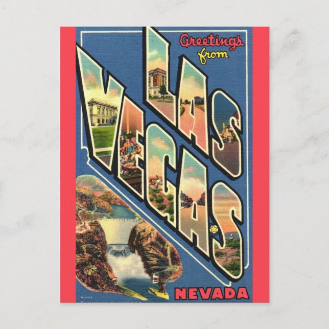 Las Vegas Nevada Greeting Postcard (Front)