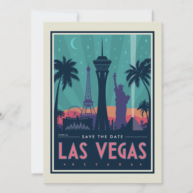 Las Vegas, Nevada | Save the Date (Front)