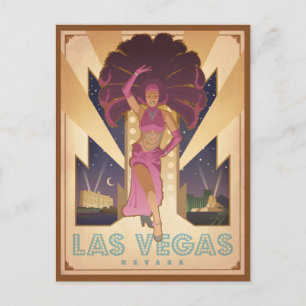 Las Vegas, Nevada   Showgirl Postcard